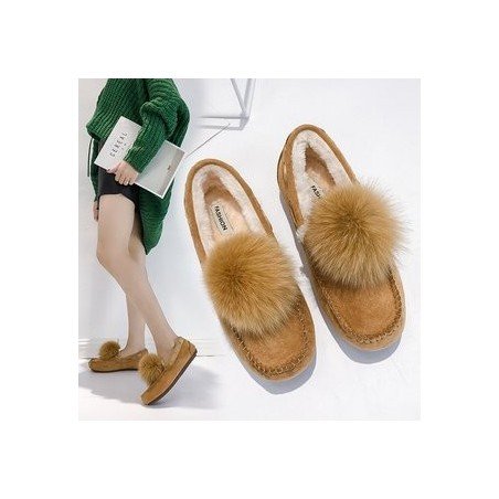 Cotton gourd ladle shoes