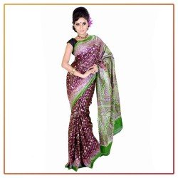 Murshidabad Silk Printed Original Saree 006