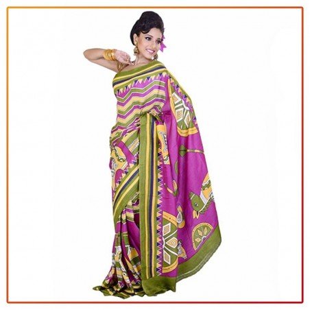 Murshidabad Silk Motka Original Saree 009