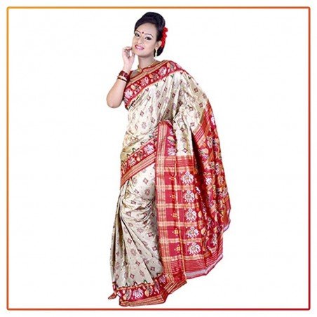 Murshidabad Ikkat Silk Original Saree 022