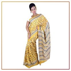 Murshidabad Silk Printed Original Saree 028