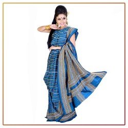 Murshidabad Silk Katha Stitch Original Saree 033