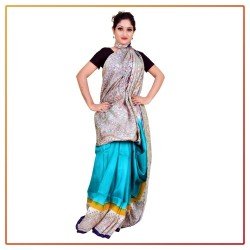 Murshidabad Silk Printed Saree 088