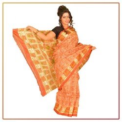 Murshidabad Silk Printed Saree 078